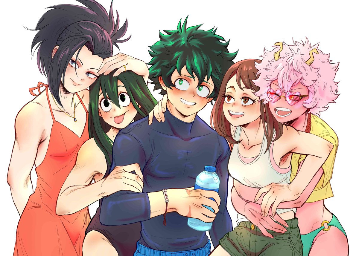 jellyphiash's tweet photo. v2 of summer vibes #MHA #BNHAfanart https://t.co/DwdxbYkl5d