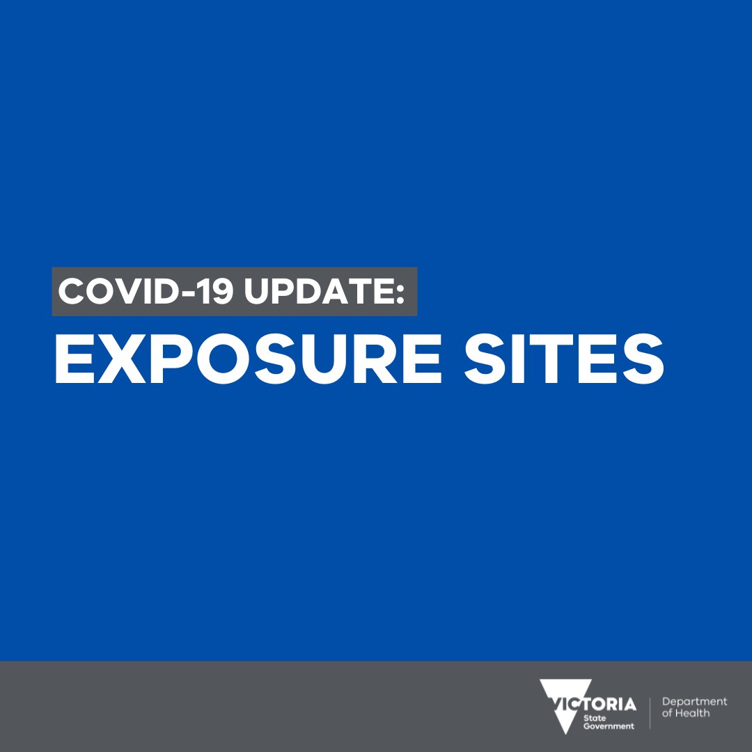 VicGovDH's tweet photo. If you have been to the following Tier 2 exposure sites in the specified times, you need to isolate, get a test, and stay isolated until you receive a negative result. You should also call the Department of Health at 1300 651 160: [1/3] https://t.co/W7NFzp59Wl