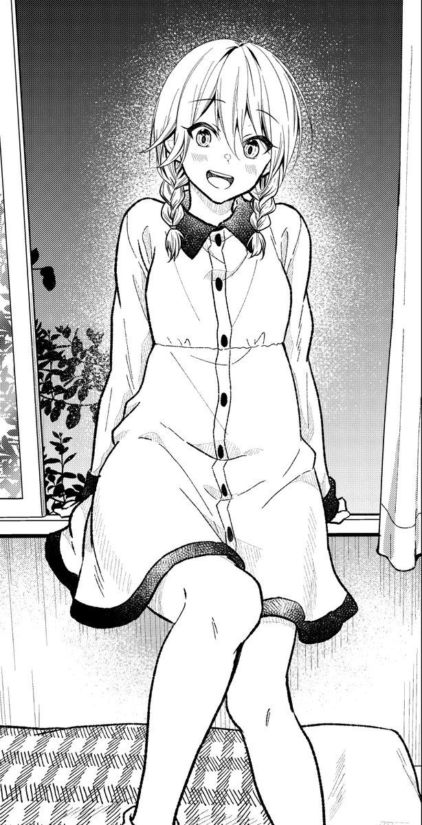 窓から登場する系美少女 