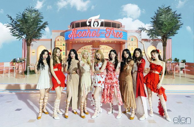 米人気トーク番組に出演 Twice 米nbcテレビ エレンの部屋 Alcohol Free ステージ初公開 動画あり Love Korea