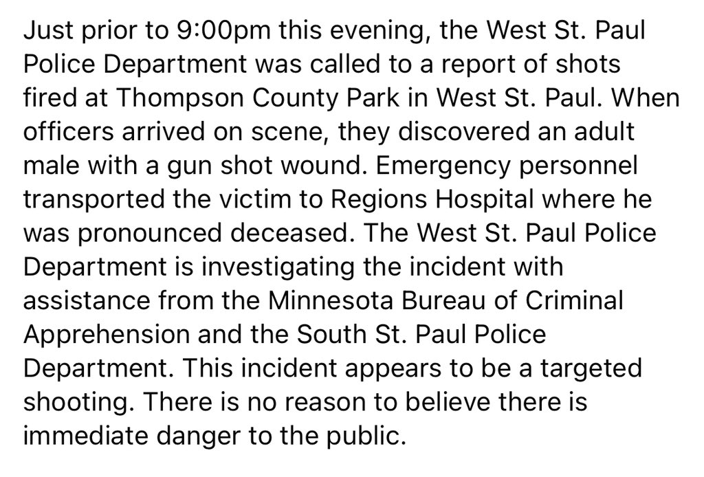 West St. Paul Police tweet media