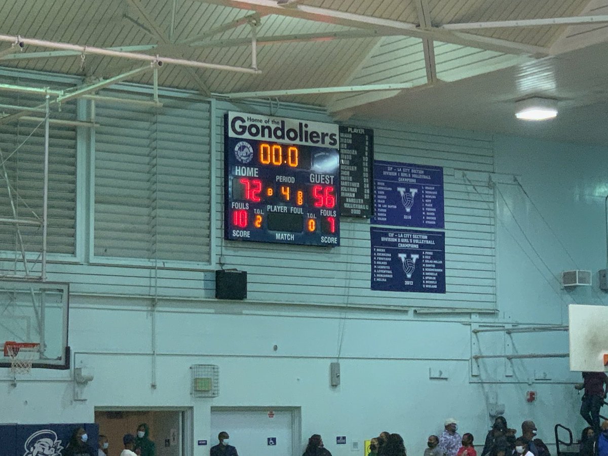 Congratulations to the VHS Boys Basketball Team for their semi final win against the mighty Crenshaw. Now off to the D1 City Championship at Chatsworth Friday, 6/11 @ 7. Go Gondos!