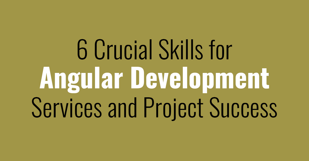 ElegantMicroWeb's tweet image. 6 Crucial Skills for Angular Development Services and Project Success
ow.ly/tQNQ30rJ545
#AngularDevelopment #AngularDevelopmentAhmedabad #AngularProgramming #AngularDeveloper