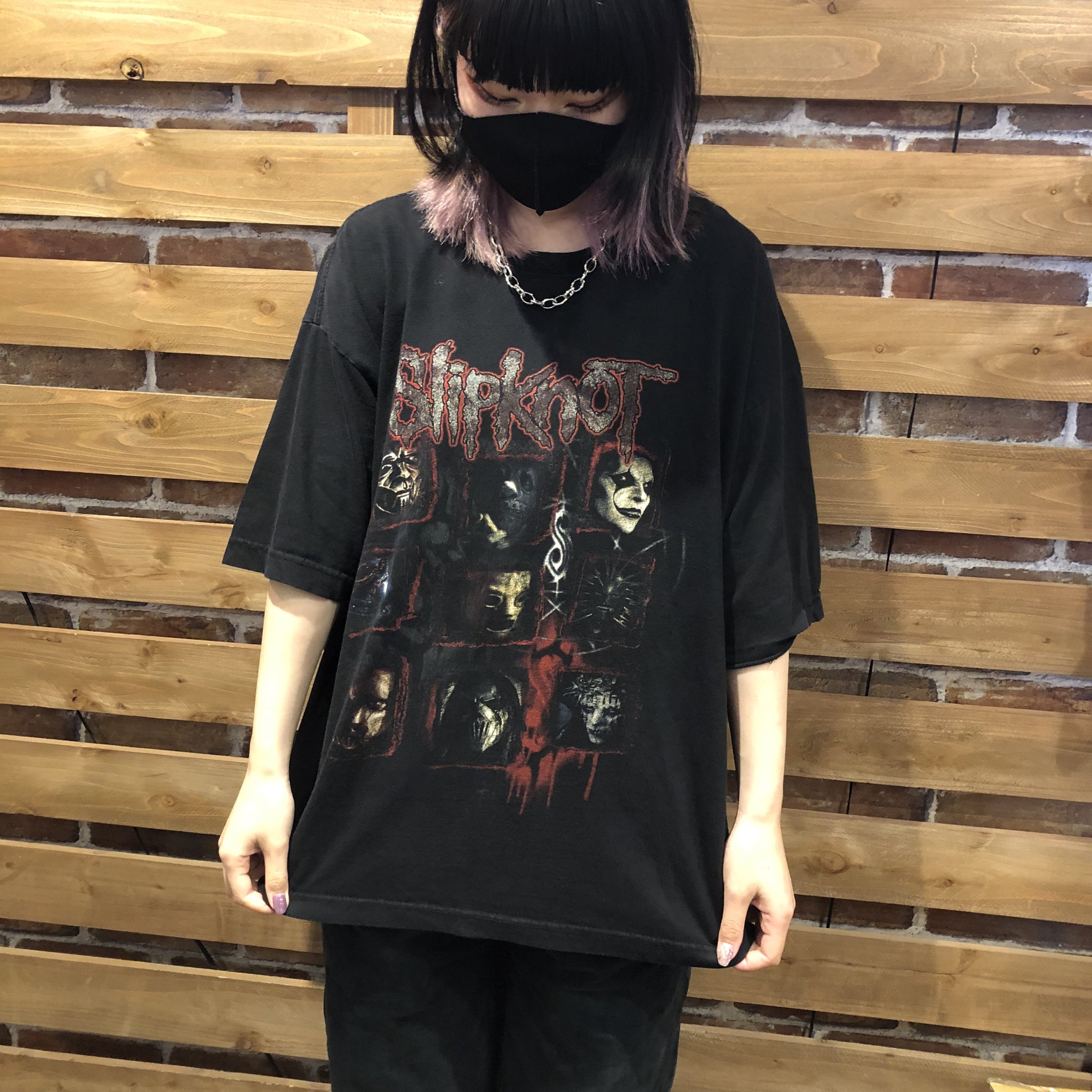 slipknot】新品 プリント ロンT ロック ストリート ファッション