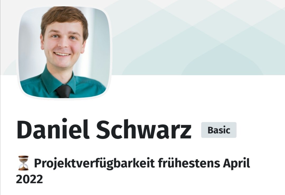 Ich kann meine Verfügbarkeit so deutlich ich will in mein Xing-Profil schreiben, ich bekomme trotzdem Projektanfragen. 😂