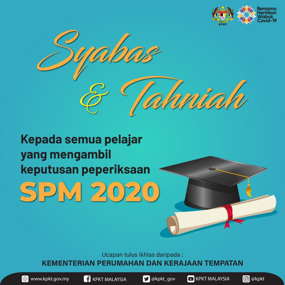 Ucapan tahniah spm