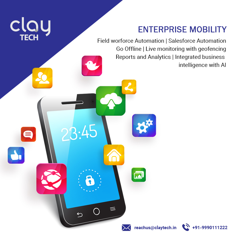 Claytechin's tweet photo. We plan #EnterpriseMobilitySolutions that encourage consistent availability without compromising with security concerns. Clay Tech extends solutions to revamp clients’ business and make them realize the potential in mobility.

 #enterprisesoftware https://t.co/0VIzxjpM54