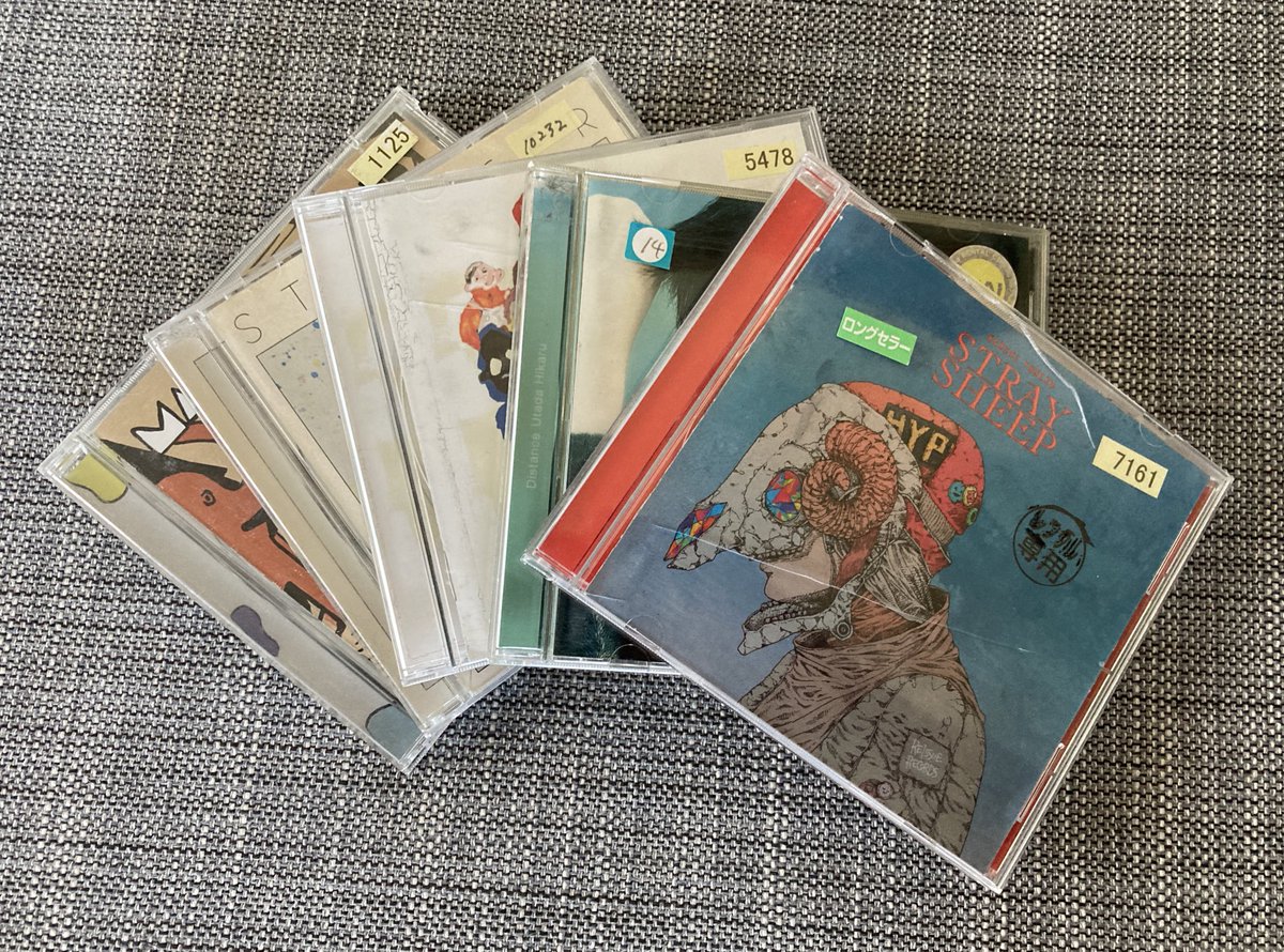 近所のtsutayaがcdレンタル終了するそうで 時代だねぇ 最後に5枚借り Mayacanary あだ名はカナリヤのイラスト