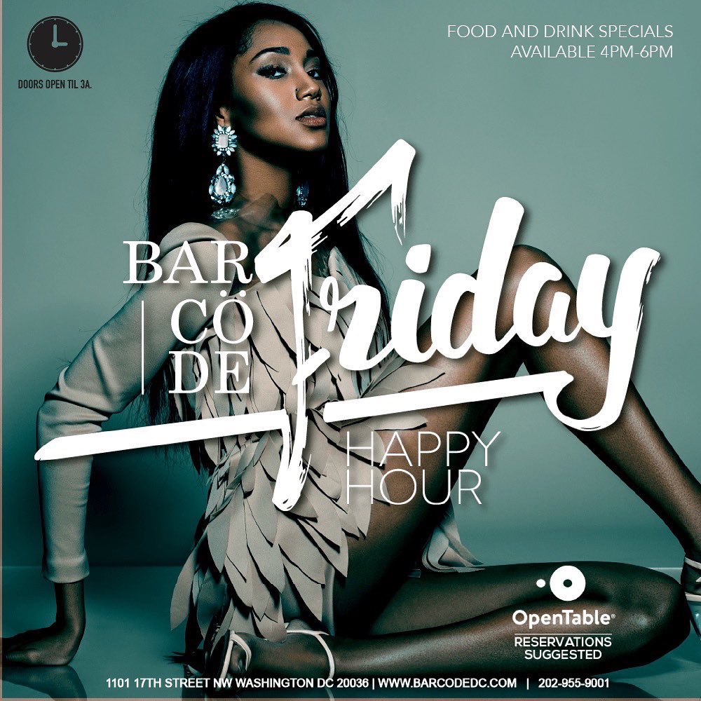 barcodedc's tweet image. This week at Barcode. Thursday- Sunday Happy Hour 4-6 pm.  Food and drink specials.  DJs and introducing Late Night menu!  Doors open til Late!  #washingtondc #wdc #happyhour #foodie #drinks #latenight @dchappyhours @BtchesWhoBrunch
