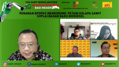 InfoSPKS's tweet photo. Rilis FGD SAWIT BERKELANJUTAN: Peranan BPDPKS Mendorong Petani Kelapa Sawit Suplai Bahan Baku Biodiesel: https://t.co/2thIcsARAd #infospks #petanisawit #biodeisel #b30 https://t.co/XCpGld7zyY