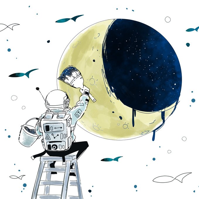 「astronaut from behind」 illustration images(Latest)