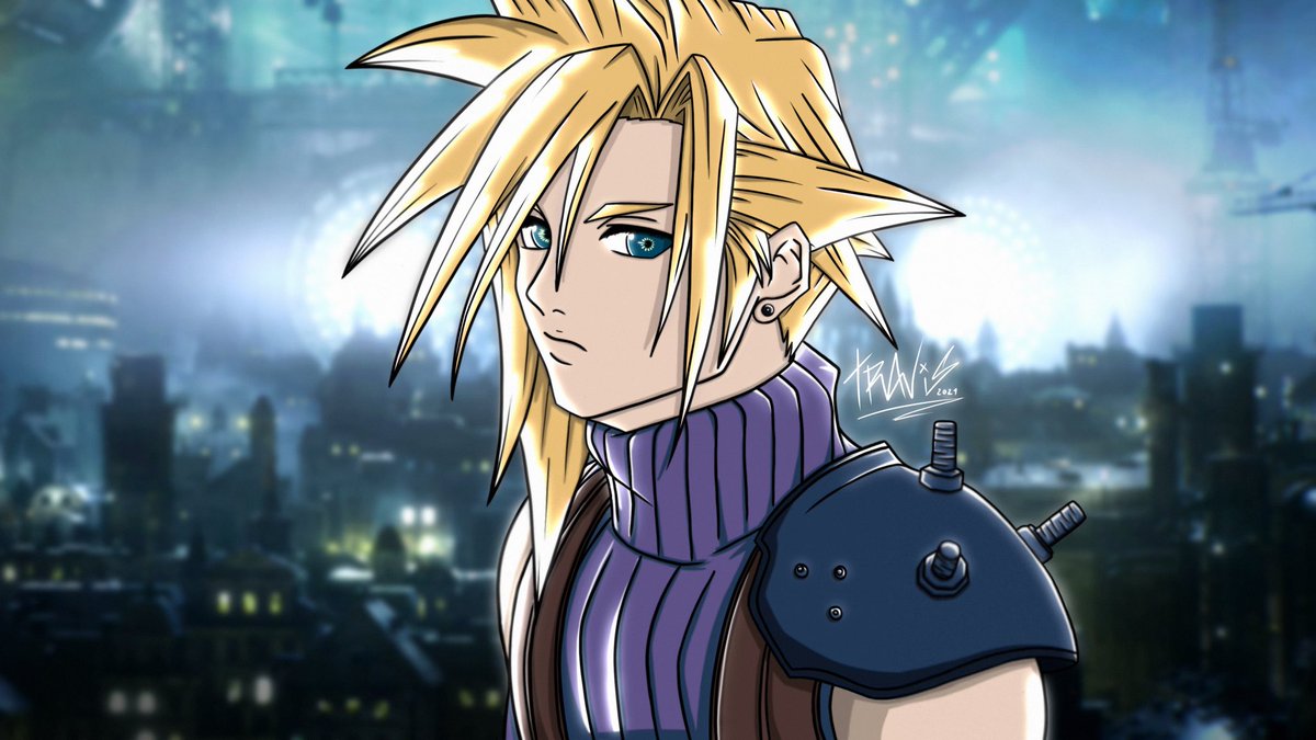 ArtsTrvs's tweet photo. I’m playing Final Fantasy VII Intergrade on PS5 and it’s so wonderful!
So here’s a fanart of mine to celebrate #Intergrade release!
Hope u like it! 🔥
#ffVIIRemakeintergrade #ffvii #CloudStrife #SquareEnix #finalfantasyvii #PS5 https://t.co/pUIie4TsNK