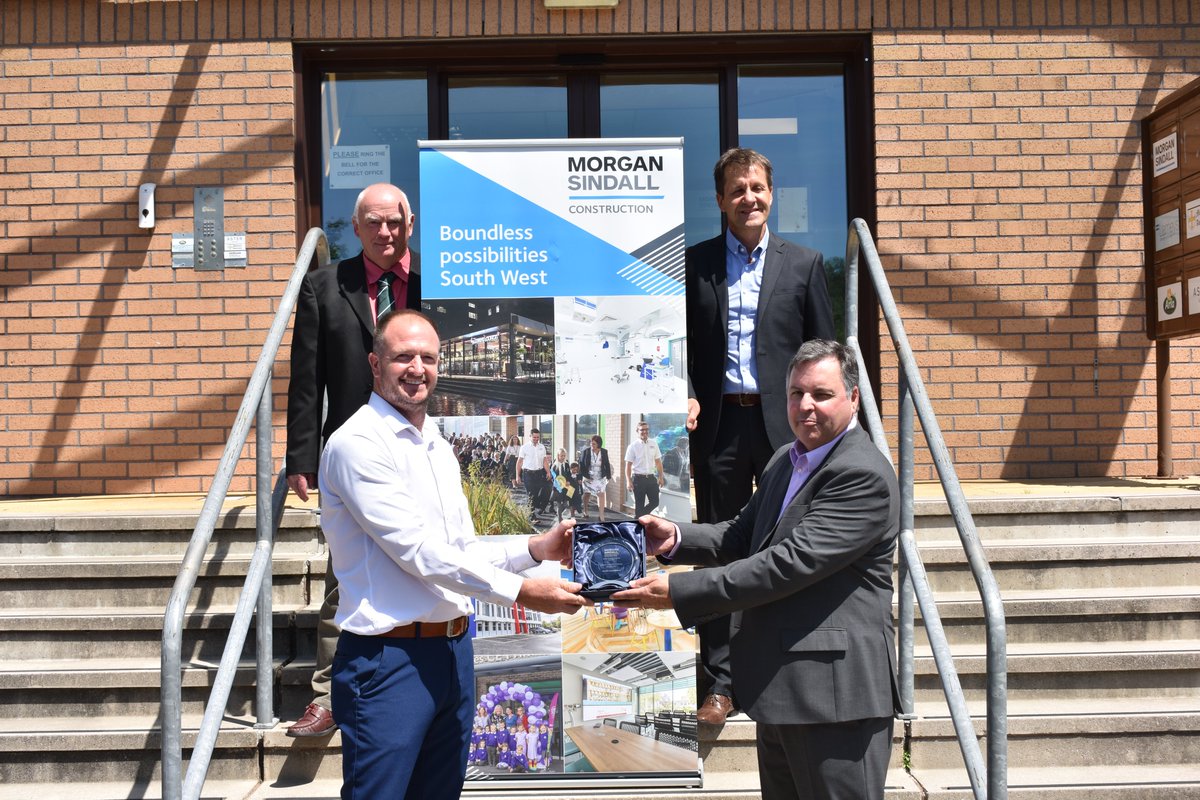 Presented an award from <a href="/morgansindallci/">@morgansindallci</a> for Regional Perfect Delivery 2020 Appreciated the recognition for all our hard work, when it has been a difficult year for everyone. Thanks to all our staff who made this possible
.
.
📍#plymouth
.
.
#maincontractor #construction #awards