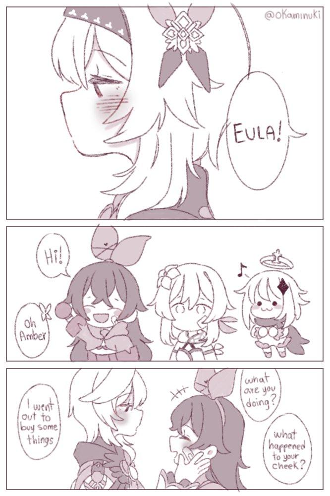 Too much tension between them 👀
#GenshinImpact #原神 #Lumiamber #Eula 