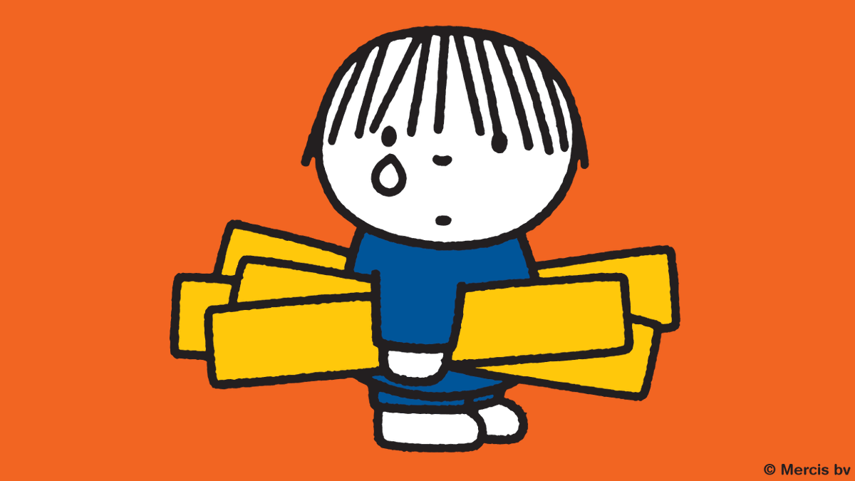 Vandaag is de Internationale Dag tegen #Kinderarbeid. In 1999 maakte Dick Bruna een affiche met deze illustratie tegen kinderarbeid. Helaas is het vandaag de dag nog steeds actueel. #WorldDayAgainstChildLabour #StopChildLabour