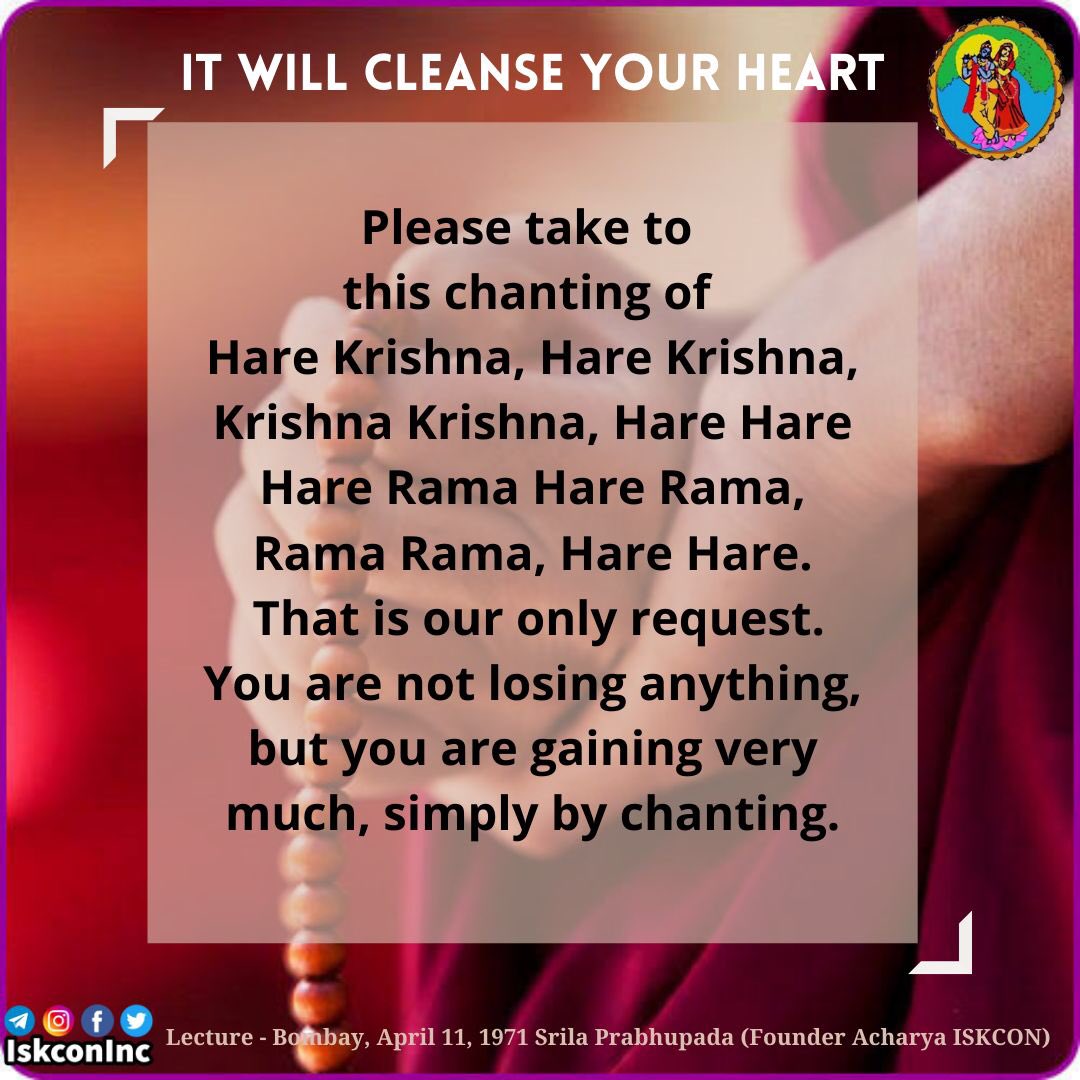 10 Reasons to Chant Hare Krishna