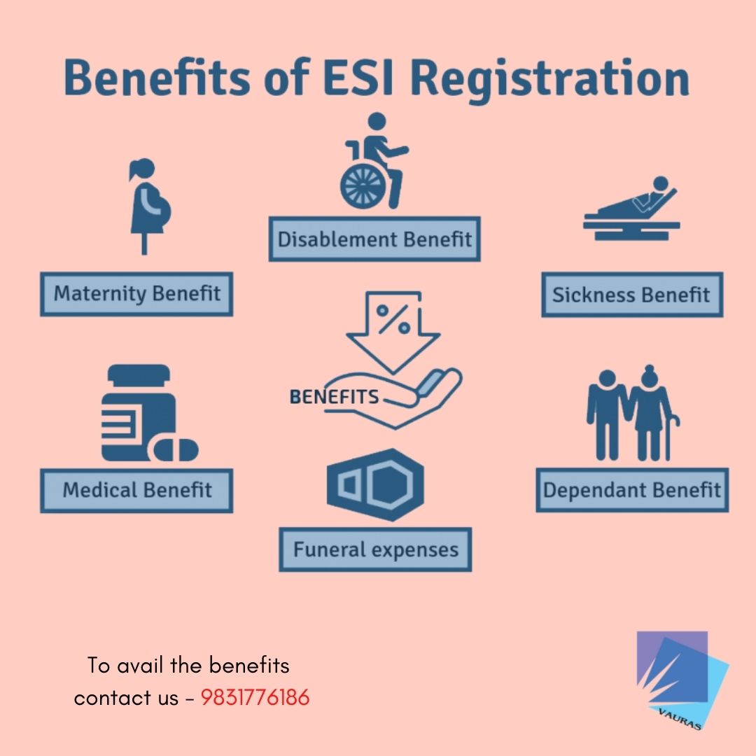 Look at some amazing benefits of ESI!
Call : 9831776186
#Payroll #Employees #PF #ESIC #LabourCompliance #LabourLaw #ThirdPartyPayroll #EPFO #EmployeeWelfare #HRandPayroll #HR #IR #IndustrialRelations # businessdevelopment #Compliance #Consulting #Consultancy
