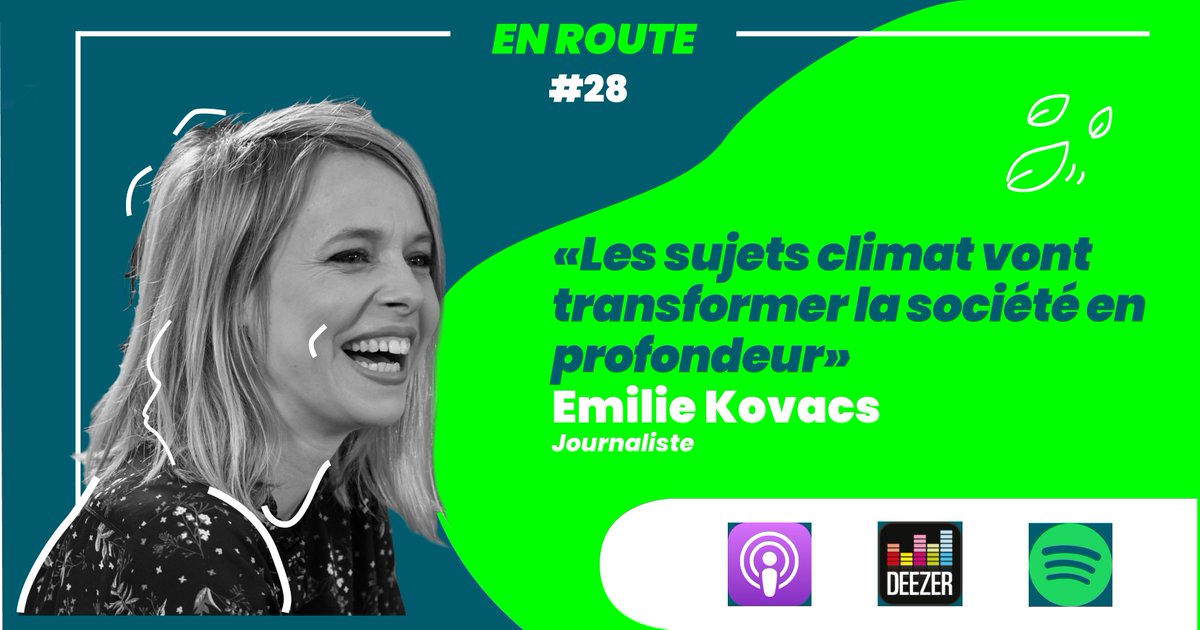 wenow_official's tweet photo. [PODCAST] Suite et fin de la mini-série consacrée aux journalistes et au climat. Asseyez-vous confortablement pour découvrir @EmilieKovacs, une journaliste engagée, Fondatrice et Rédactrice en chef @EKOPO_ avec qui on parle de #JournalismeSolution, #Transition, #MessagesClimat https://t.co/l279zHIzXR