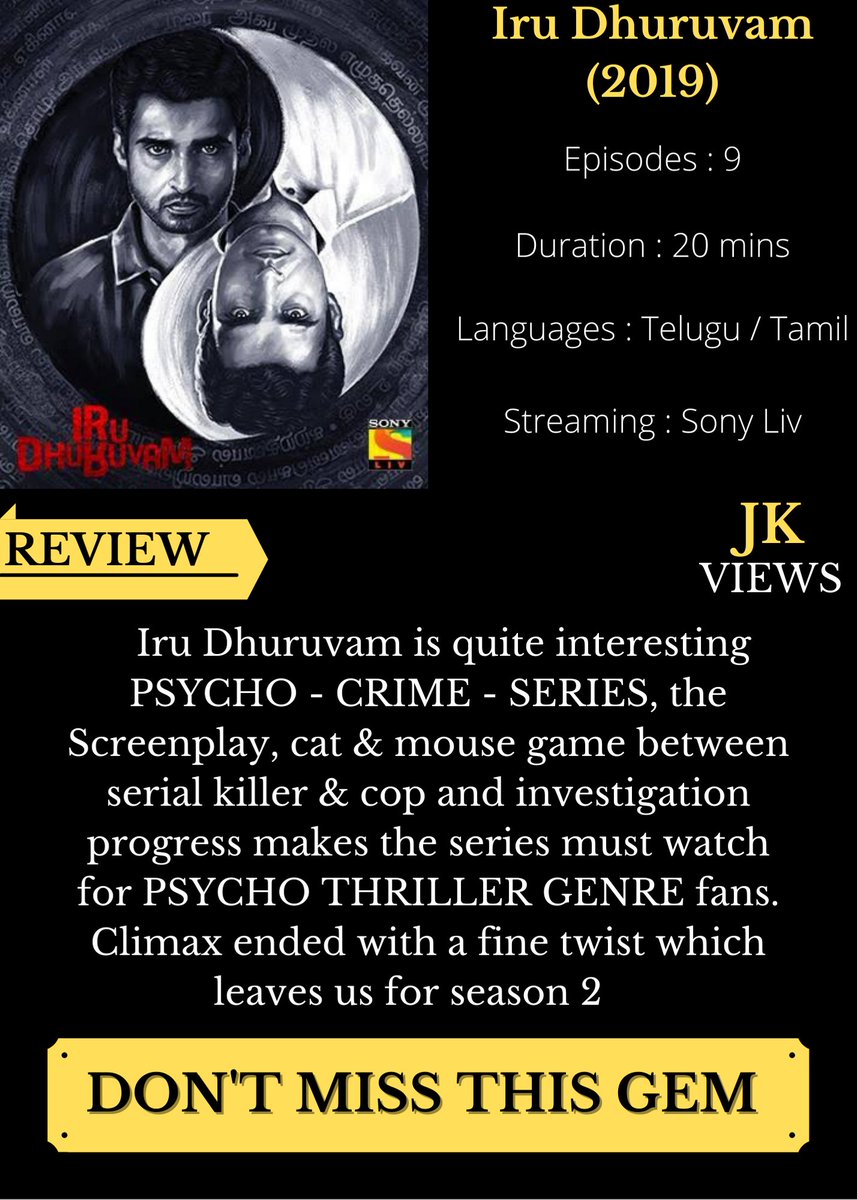 An underated GEM in tamil series 
#irudhuruvam #Irudhuruvamreview