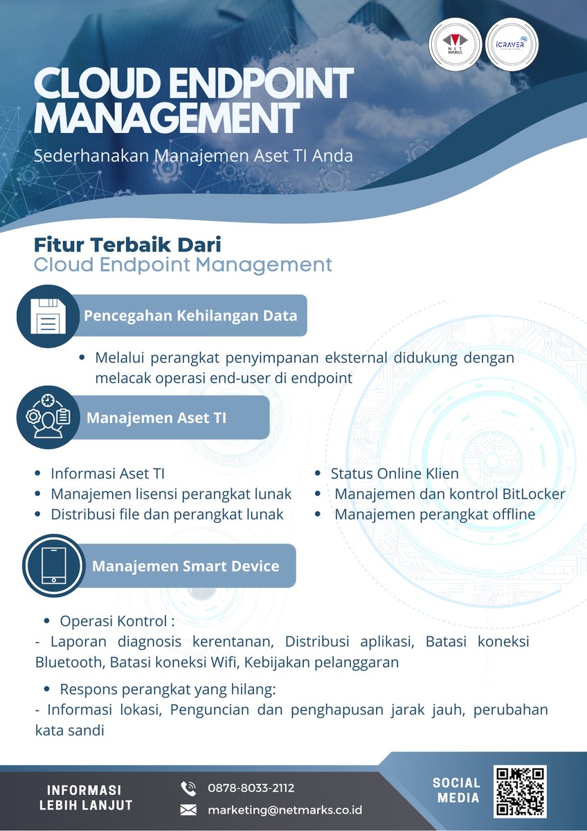 NetmarksID's tweet image. Di beberapa postingan yang lalu, kita udah sempat nih ngebahas keuntungan yang bisa didapat dari CEM secara singkat.

Nah, hari ini kita bahas keunggulan fitur yang dimiliki CEM secara lebih lengkap, yuk~ 🧐

#cloud #endpointsecurity #endpointsecuritymanagement #icraver