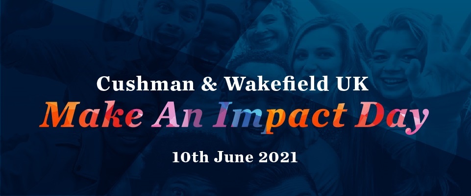 Cushman & Wakefield (@cushwakeuk) on Twitter photo Good luck to colleagues taking part in our first national Make An Impact Day. Our staff will be fundraising & volunteering for charities <a href="/mcrpathways/">MCR Pathways</a> <a href="/ThinkForwardUK/">ThinkForward</a> <a href="/ResurgoTrust/">Resurgo</a> <a href="/IntoUniversity/">IntoUniversity</a>
Support us here 👉 cushwk.co/3fWNW0E #CWMAID21 #RWC2021 <a href="/robwchallenge/">The Rob Worboys Challenge</a> Good luck to colleagues taking part in our first national Make An Impact Day. Our staff will be fundraising & volunteering for charities <a href="/mcrpathways/">MCR Pathways</a> <a href="/ThinkForwardUK/">ThinkForward</a> <a href="/ResurgoTrust/">Resurgo</a> <a href="/IntoUniversity/">IntoUniversity</a>
Support us here 👉 cushwk.co/3fWNW0E #CWMAID21 #RWC2021 <a href="/robwchallenge/">The Rob Worboys Challenge</a>
