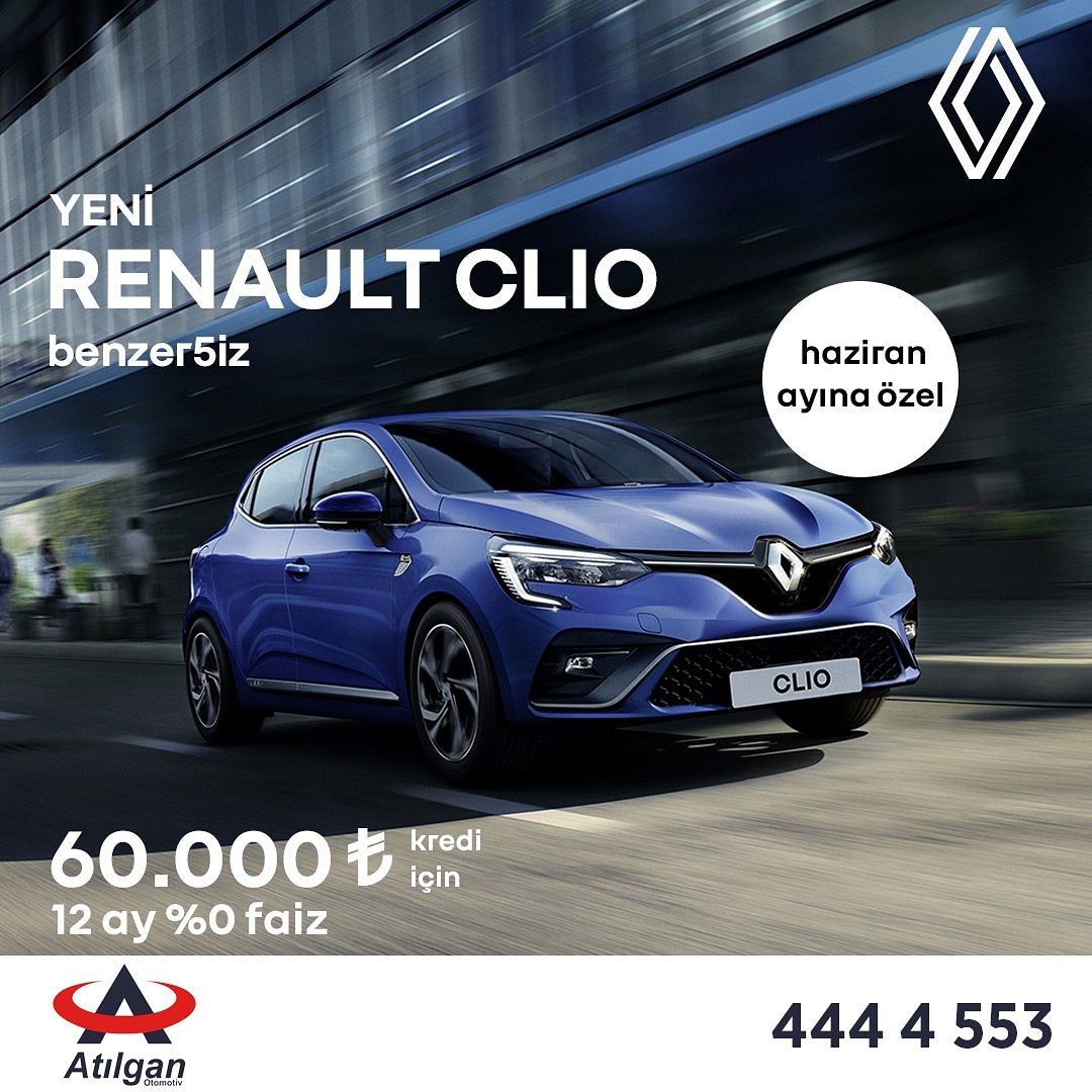 Haziran ayına özel! 

Yeni Renault CLIO, 60.000 TL kredi için 12 ay %0 faiz!

Detaylı Bilgi İçin
🔹444 4 553
📍Hamidiye Mah. Menderes Bulvarı No:349 Rize

#rize #ayder #cayeli #ardeşen #pazar #derepazari #camlihemsin #hemsin #atilganrenault #renault #kampanya #clio #rizeclio