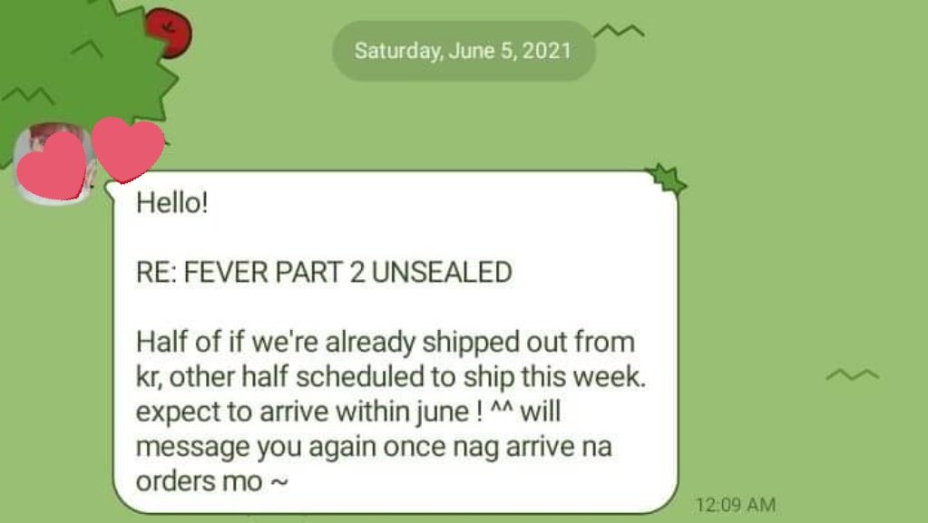 mysaikigaishop's tweet photo. #MSGKUpdates
Hello everyone! Sorry for being inactive, busy ang mga admins π₯Ί
πΈ Obsession Kihno, Suho, Lay, and Sehun Photocards are already arrived at our supplier's warehouse. They are currently sorting the items.
πΈ Ateez Fever pt. 2 please refer to the photo below.
-π° https://t.co/I2RDJtU4Yo