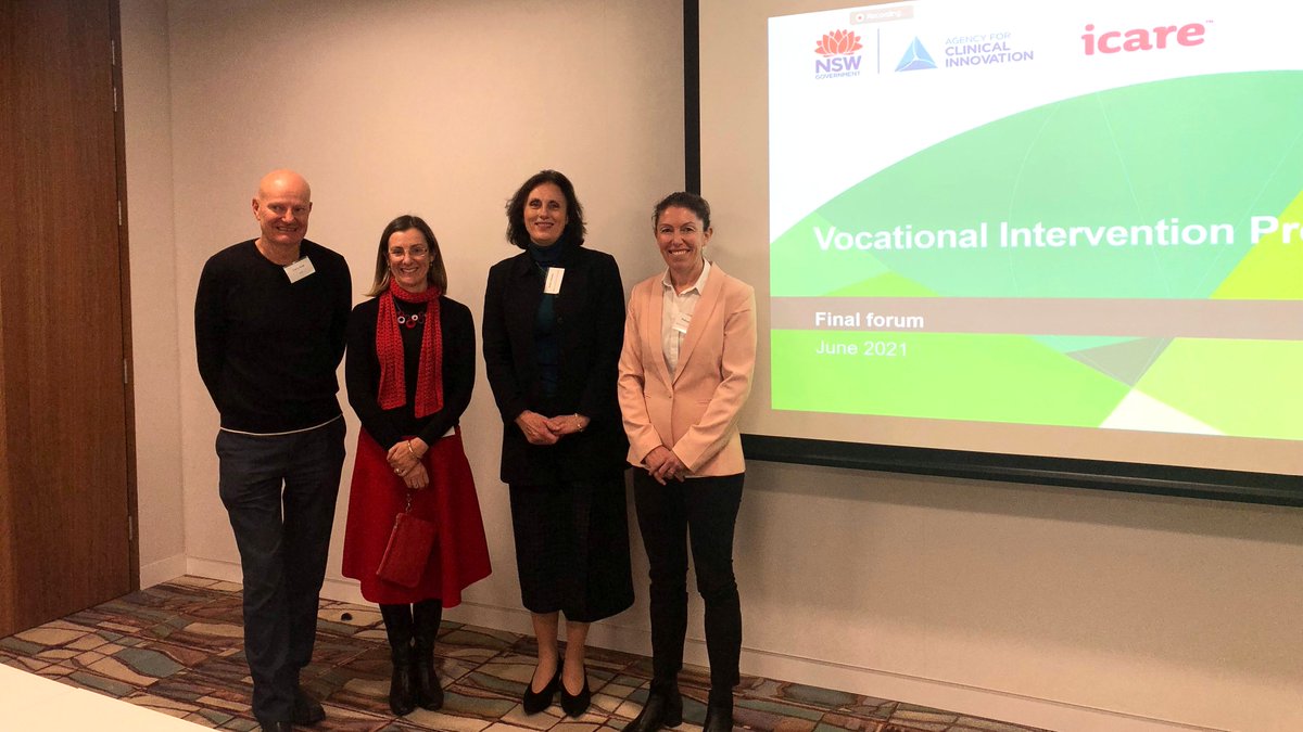 icare NSW (@icarensw) on Twitter photo It was great to join other Brain Injury Rehabilitation Network partners for the last Vocational Intervention Program forum & hear the results from the program. VIP helps people with a #braininjury return to work. Learn more: bit.ly/3ggrBtO <a href="/DisabilityEmplt/">Disability Employment Australia</a> <a href="/NDIS/">NDIS</a> <a href="/nswaci/">NSW Agency for Clinical Innovation</a> It was great to join other Brain Injury Rehabilitation Network partners for the last Vocational Intervention Program forum & hear the results from the program. VIP helps people with a #braininjury return to work. Learn more: bit.ly/3ggrBtO <a href="/DisabilityEmplt/">Disability Employment Australia</a> <a href="/NDIS/">NDIS</a> <a href="/nswaci/">NSW Agency for Clinical Innovation</a>