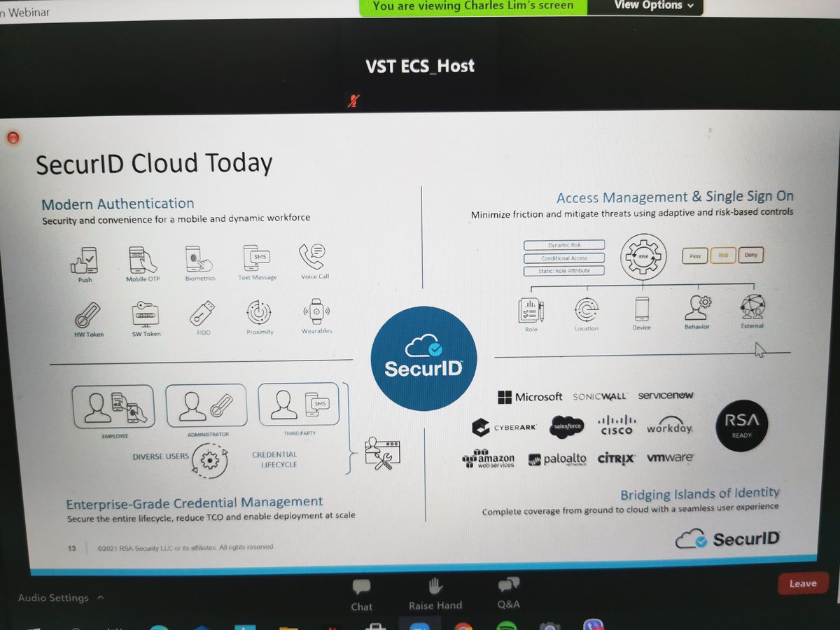 iammstin's tweet image. #SecurID 🙌👌 #YourCloudJourney #TechSummit2021 #VSTECS
