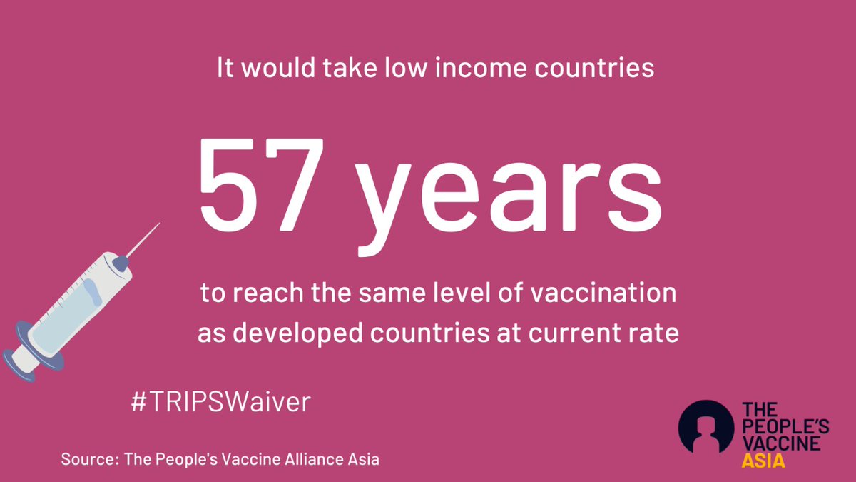 We need a #PeoplesVaccine, not a profit vaccine💉

<a href="/G7/">G7</a> countries, it's time to stop blocking the #TRIPSWaiver at the <a href="/wto/">WTO</a>!

<a href="/AsiaCatalyst/">Asia Catalyst</a> <a href="/saape_network/">SAAPE</a> <a href="/apnplus/">APN Plus</a> <a href="/JustinTrudeau/">Justin Trudeau</a> <a href="/EmmanuelMacron/">Emmanuel Macron</a> <a href="/Palazzo_Chigi/">Palazzo_Chigi</a> <a href="/JPN_PMO/">PM's Office of Japan</a> <a href="/BorisJohnson/">Boris Johnson</a> <a href="/POTUS/">President Donald J. Trump</a> <a href="/whiteband/">Global Call to Action Against Poverty (GCAP)</a> <a href="/AsiaCatalyst/">Asia Catalyst</a> <a href="/Oxfam/">Oxfam International</a>