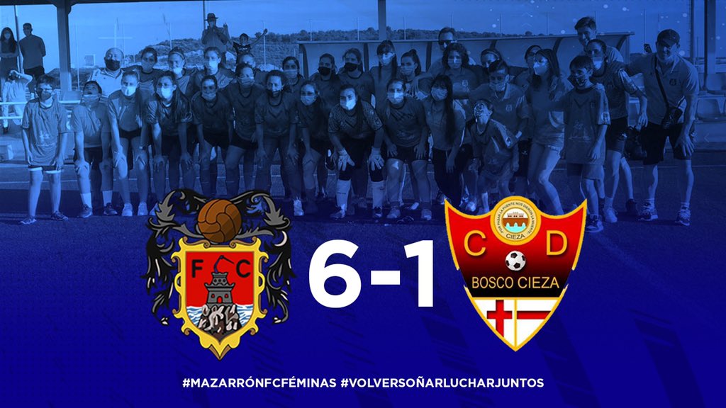 MazarronFC's tweet photo. MAZARRÓN FÉMINAS ⚽️
@MazarronFC 6-1 @CIEZA_CD
+3 ante #CDCieza ✅💪🏻
💥GOLEADORAS
#Cindy x3
@pauulacarvajaal x1
#Xispi x1
@almu_zabala x1
¡ENHORABUENA CHICAS! ¡VAMOS TOMATE MECÁNICO 🍅⚙️!
#MazarrónFCFéminas https://t.co/ZPFCggo3NH
