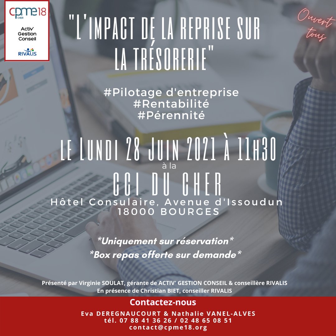 CPME18's tweet photo. 🗣 Ouvert à tous
Inscrivez-vous ➡️ https://t.co/hjRFvp0e0g
#conference #cpme18 #gratuit #rivalis #dirigeant #chefdentreprise https://t.co/Ff0ygFDaPr