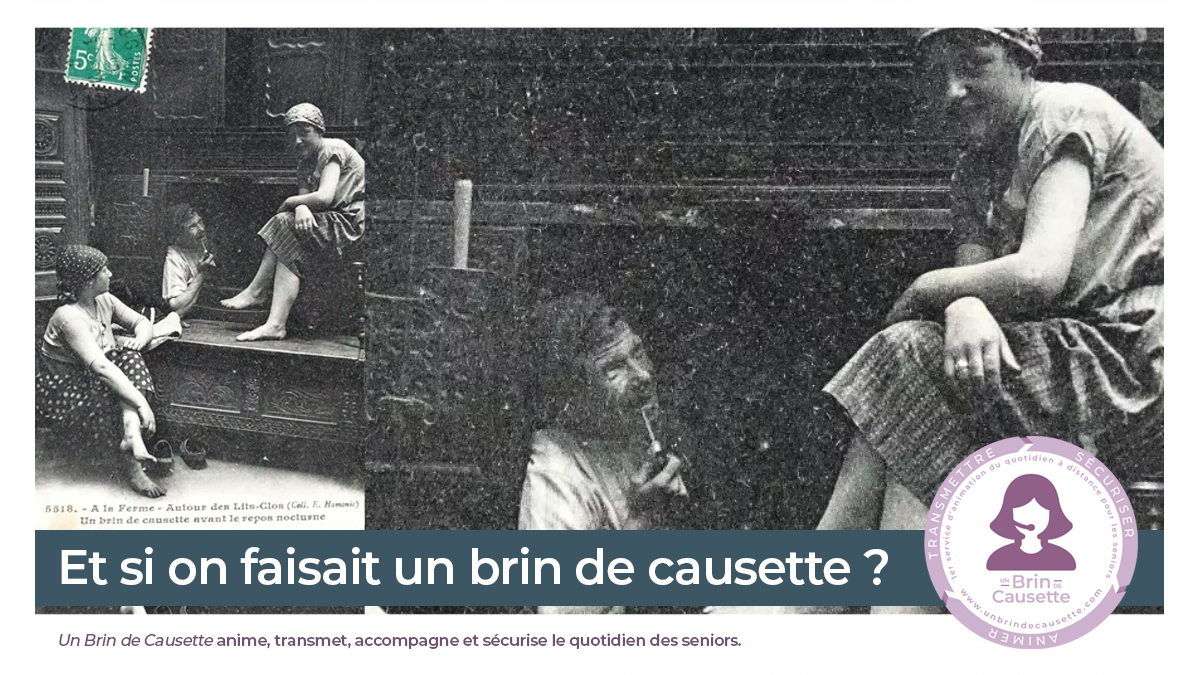 Et si on faisait un brin de causette à la ferme, autour des Lits-Clos, avant le repos nocturne ? @1brin2causette anime, transmet, accompagne et sécurise le quotidien des seniors. unbrindecausette.com