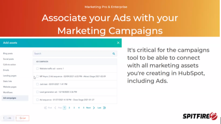 SpitfireInbound's tweet photo. So many @HubSpot updates that we’re excited about across the various Hubs ✌️. If you missed today’s session, drop us a DM or email and we’ll send you a recording of the webinar! @Nicole_Sengers #Spitfireinboundacademy #HubSpot https://t.co/ZR9ZCicX84