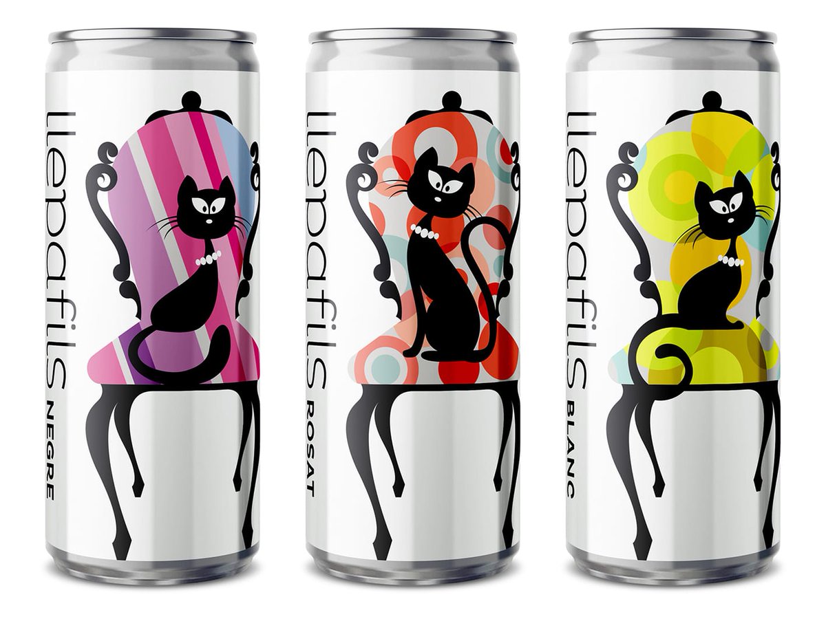 La Cooperativa de Garriguella llença al mercat una nova gamma de vins dinàmics i afruitats ☝🏽ideals per les ments inquietes. 

Un vi en format llauna, per la gent 
que no te tabús i que busca marcar 
la diferència! 🔝

Vols la del negre, rosat o blanc? 😋
T’hi atreveixes?