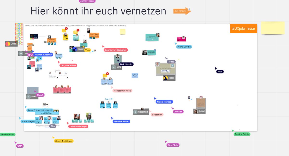 seiterig's tweet photo. Viel los bei der #UXJobmesse ! Triff uns auch auf unserem virtuellen Messestand! https://t.co/1mY93NNtMc