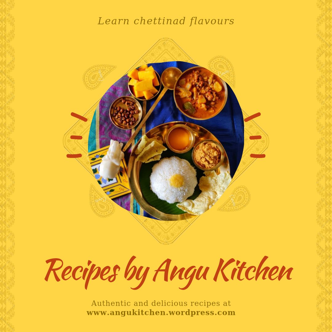 An authentic Chettinad recipes by Angu's Kitchen Follow us on Instagram / YouTube / Twitter / Facebook Our Twitter link 🖇️ below 👇 twitter.com/AnguKitchen/st… Our Instagram link 🖇️ below 👇 instagram.com/angukitchen?ut… Our Facebook and YouTube link 🖇️ below 👇 in the comments