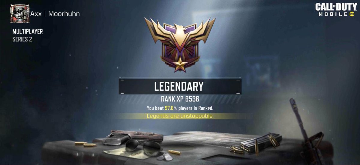 RydnKsrg248's tweet photo. Welp, after playing this game for around 1 year and 7 months, I finally reached legendary rank in MP! Obtained it during the night shift at around 04:30 (UTC +08:00). 😎💪🤟

#CoDモバイル
#RankedMultiplayerAdventures
#LegendaryRank https://t.co/XAuNVw1TIh