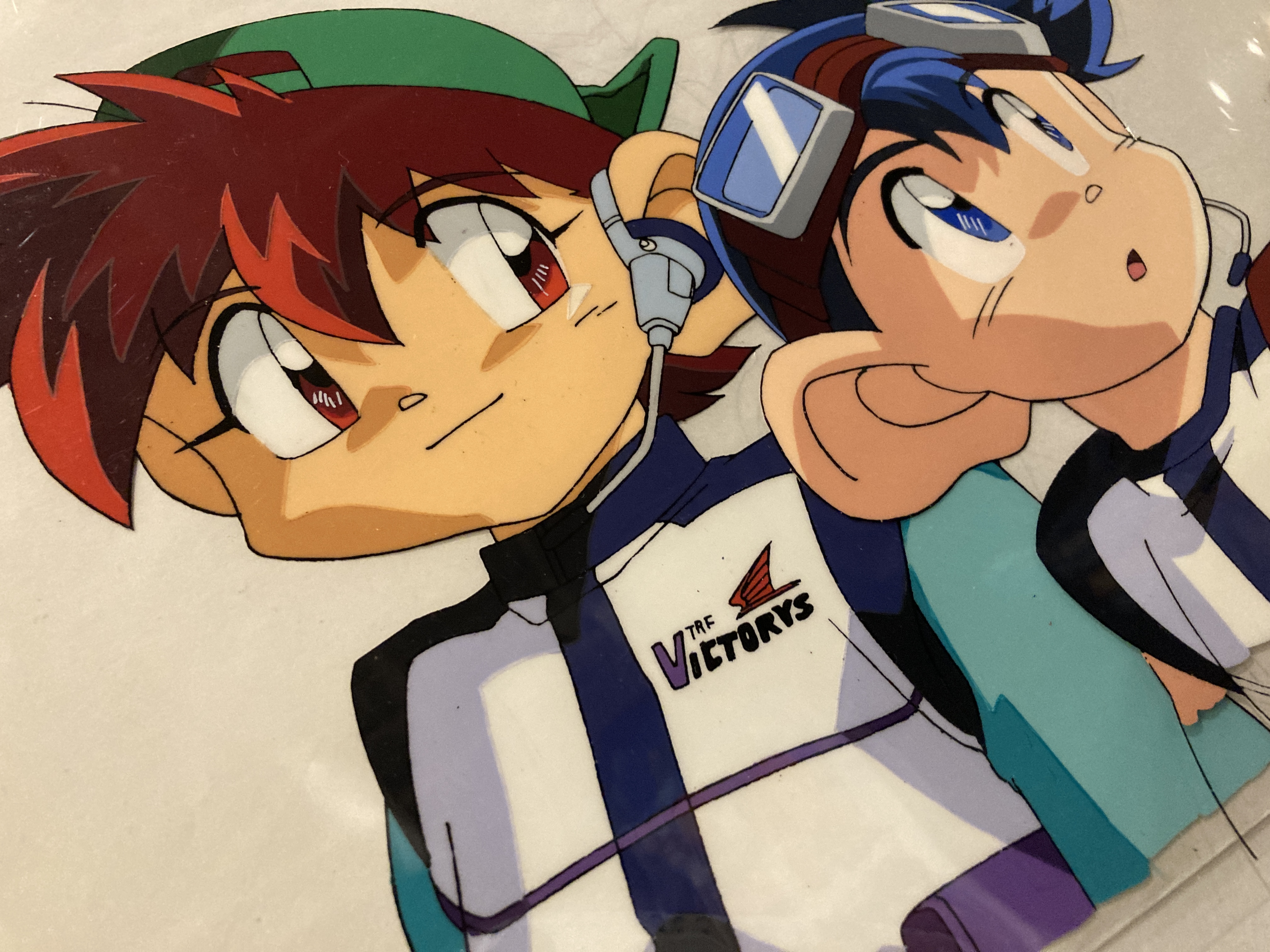 爆走兄弟レッツ ゴー アニメ25周年記念展 爆走兄弟レッツ ゴー アニメ25周年記念展 明日より開催スタート 本日は展示エリア セル画 原画 コーナーのご紹介 爆走兄弟レッツ ゴー シリーズの貴重な生セル画を展示しております