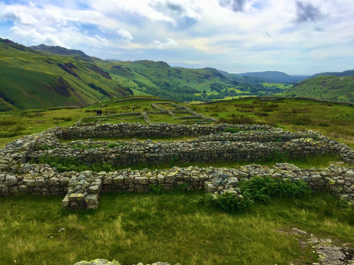 The Roman fort at the remote Hardknott Pass, Cumbria #RomanFortThursday