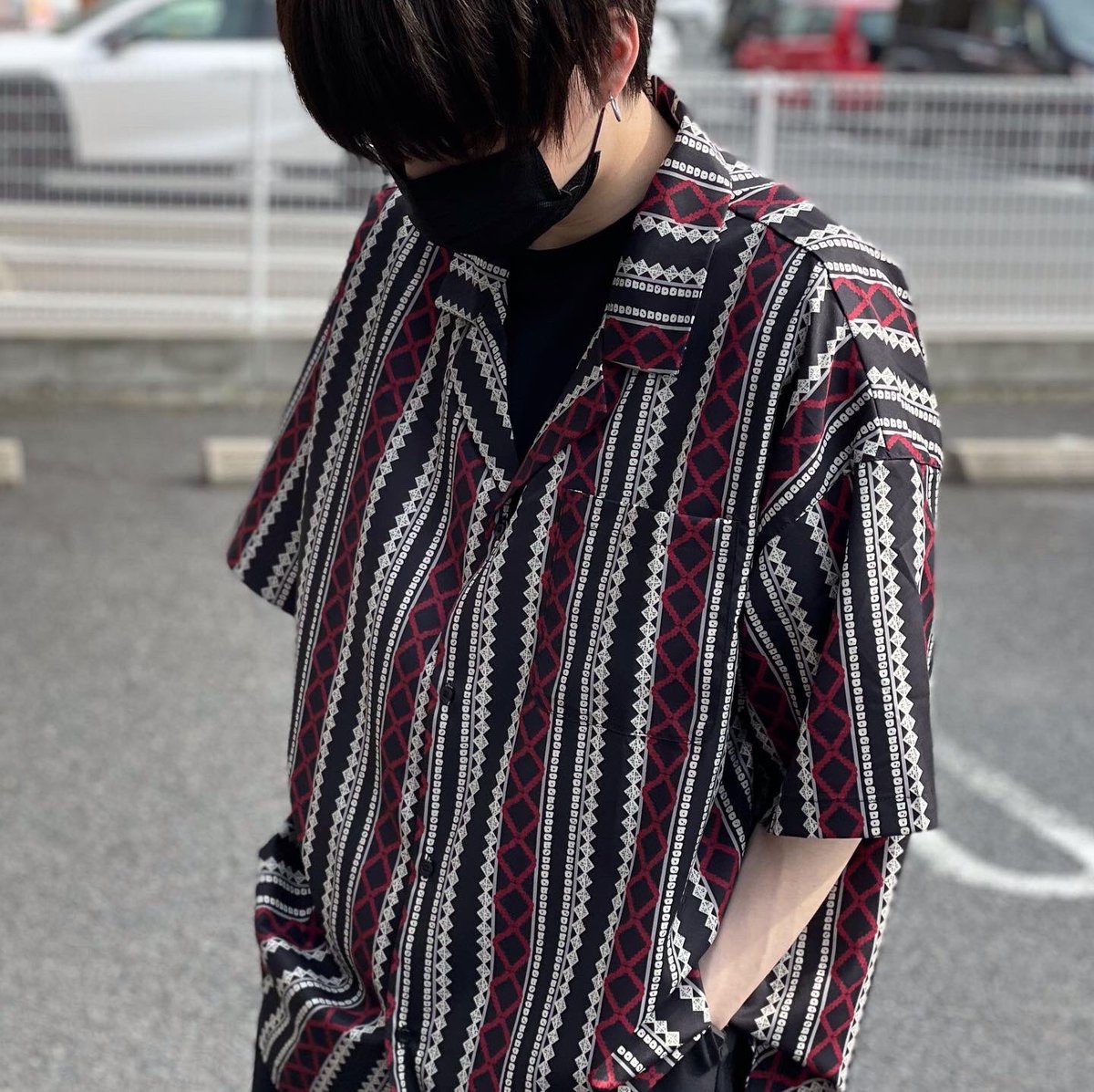 izumoss's tweet photo. 配送サービス実施中🚚💨
#オープンカラーシャツ#チロリアン柄
🚹Men’s
¥4,900+tax

身長170cm サイズL着用

ご希望ございましたらSNSメッセージにてお問い合わせ下さいませ。
商品のお問い合わせはお電話でも承っております。
☎︎0853-24-8662 https://t.co/TjASscsLv8