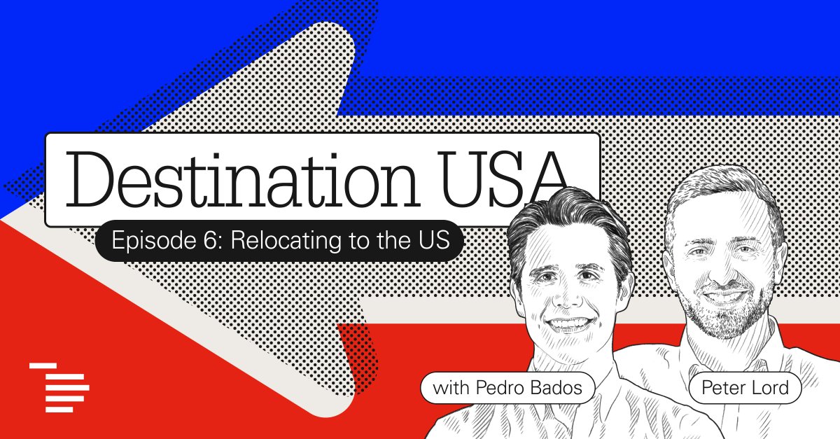 IndexVentures's tweet photo. 🇺🇸46% of European startups that have expanded to the US believe that it is critical for a founder to move.

✈️But only 36% actually move.

🎙We talk relocation with @pete_codat &amp; @pbados on Ep 6 of the #DestinationUSA podcast.

@CodatData 
@NexthinkNews 

https://t.co/HWbW5kK41R https://t.co/2wSduEb72W