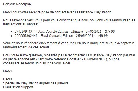 rodbouscat's tweet photo. @playrustconsole french players ask to be refund by playstation for me its ok the send me my money https://t.co/vxVufo1V0p
