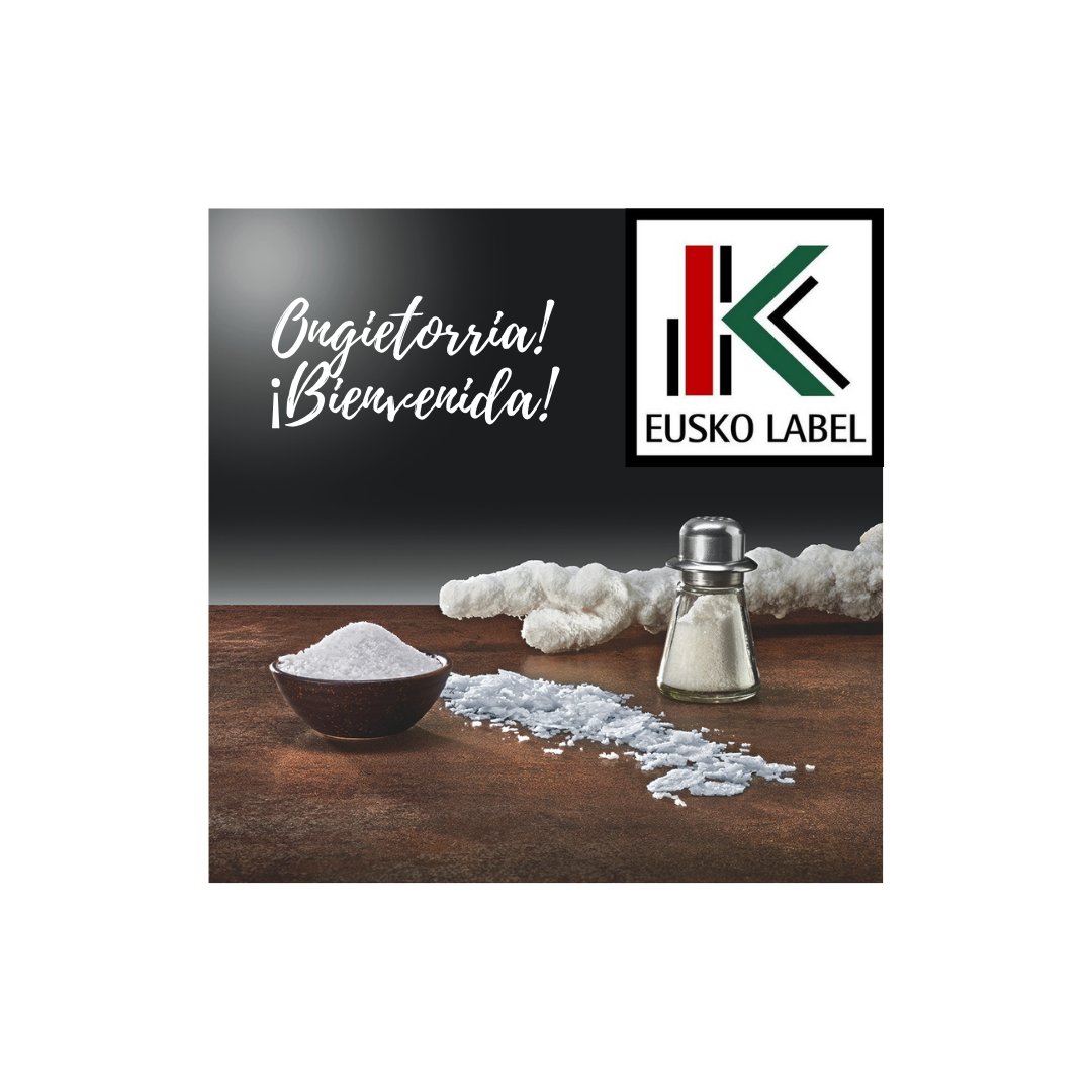 🧂Nace #EuskalGatza, la sal de alta calidad de Euskadi certificada con #EuskoLabel

➡️Euskal Gatza es una sal de manantial producida en Salinas de Añana y Leintz Gatzaga a través de un sistema de producción artesanal y sostenible con el entorno.

📎Info: bit.ly/3ziSh5W