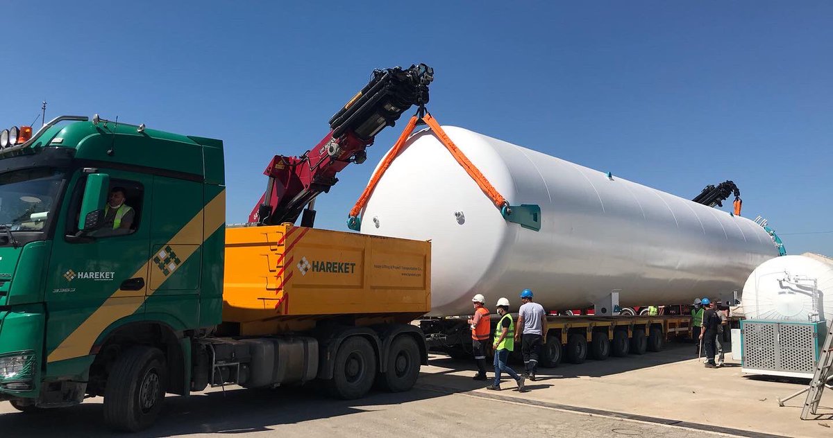 karbonsan's tweet photo. 315 m3 shipments 💪🏼 #karbonsan #turkey #cryogenics #cryogenic #pressurevessel #storagetank #shipments #lng https://t.co/h8SdmiGVpt