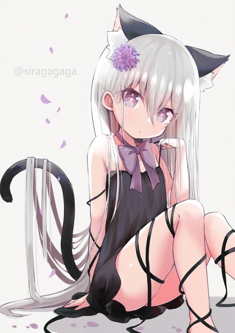 シロモフモフ #ケモミミ絵師集まれ 
