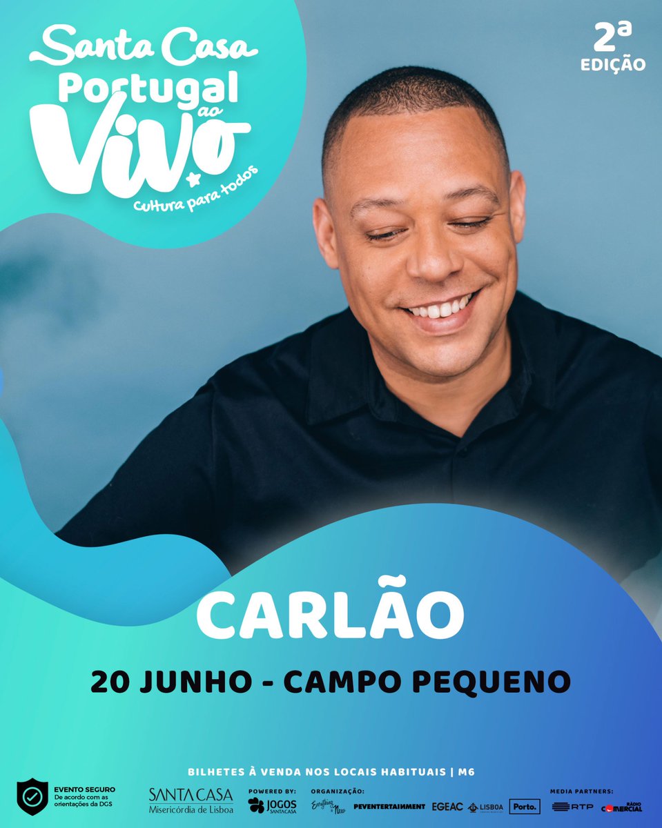 Próxima semana a não perder, no Campo Pequeno
<a href="/AnselmoRalph/">Anselmo Ralph</a>
<a href="/pedroabrunhosa/">Pedro Abrunhosa</a>
@AnaMoura
@carlão
#campopequeno