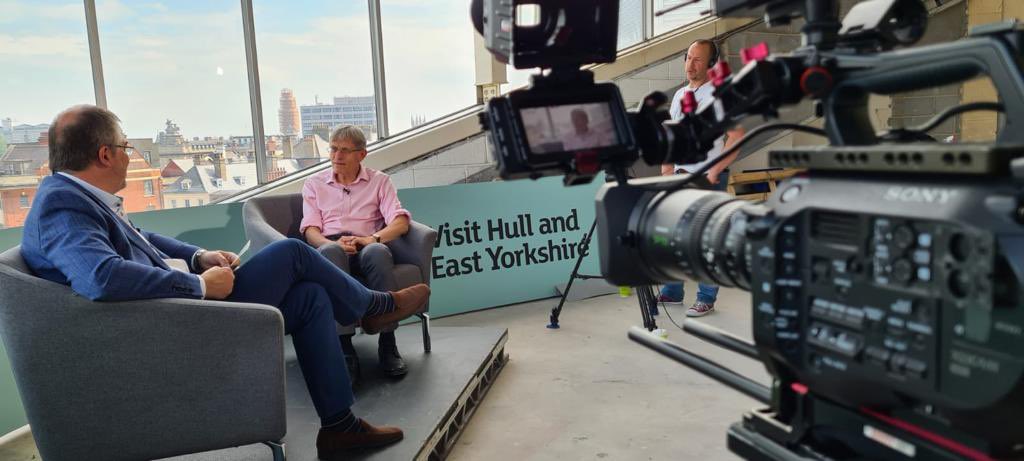 Minutes to go before we begin the 2021 Visit Hull &amp; East Yorkshire Tourism conference. Blair Jacobs who will be putting your questions to Travel Expert Simon Calder. Streamed live on Facebook here loom.ly/TWLZXTQ  or YouTube here loom.ly/v18HqLI  #HBW2021