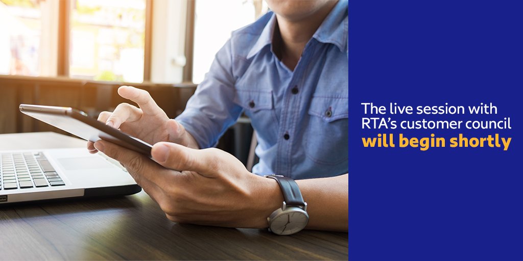 rta_dubai's tweet photo. #RTA’s customer council will join the live session shortly to answer all your inquiries about RTA’s smart app services. Please use "#ChatWithRTA" to participate and ask your questions. https://t.co/GtsYo2ALNH