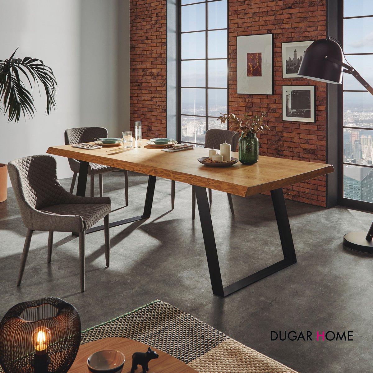 Mesa DT-105.
Con la mesa DT-105, proporcionaremos un ambiente acogedor a nuestro comedor.
#DugarHome #Decoración #Interiorismo #LDCamasdeDiseño #MuebleModerno #Interiorstyling #decoracion #diseño #diseñodeinteriores #deco #decoration #interiordesign #hogar #furniture #homedecor
